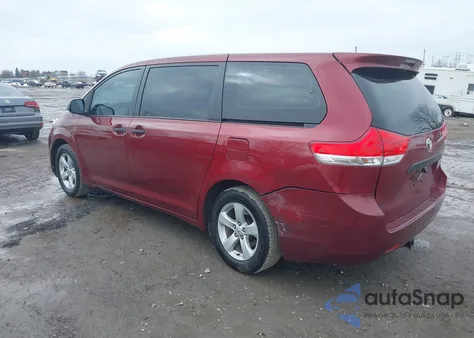 2011 Toyota Sienna from USA, damaged, VIN 5TDKA3DC0BS003394
